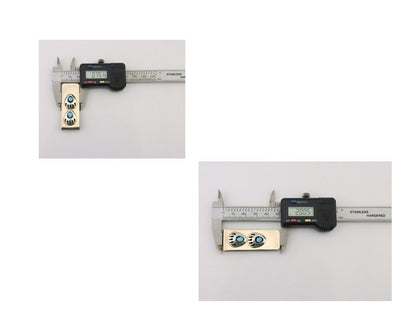 Navajo Claw Money Clip Handmade .925 Silver & .999 Nickle Native Artist C.80's