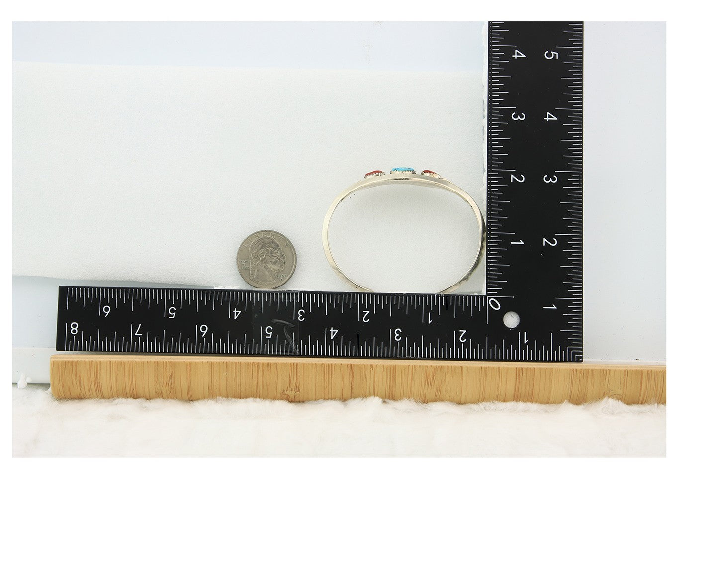 Navajo Cuff Bracelet Sterling Silver Natural Coral Turquoise Sign Justin Morris