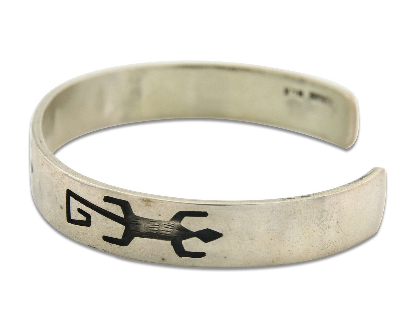 Vintage Hopi Bracelet 925 Silver Signed MLK Authentic Traditional