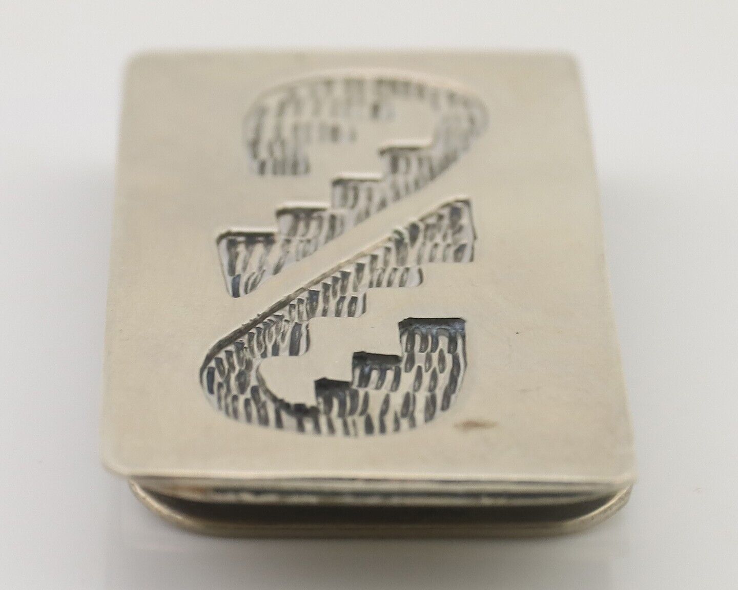 Navajo Money Clip Handmade .925 Silver & .999 Nickle C.80's