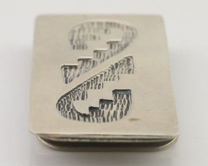 Navajo Money Clip Handmade .925 Silver & .999 Nickle C.80's