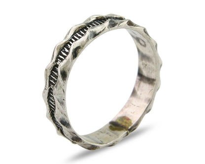 Navajo Handmade Ring 925 Silver Native American Size 7.0 C.80's
