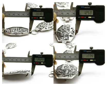 Navajo Concho Belt .925 Silver Pictograph Overlay Signed LE C.1980's