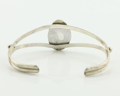 Navajo Bracelet 925 Silver Sleeping Beauty Turquoise Native Artist C.80's
