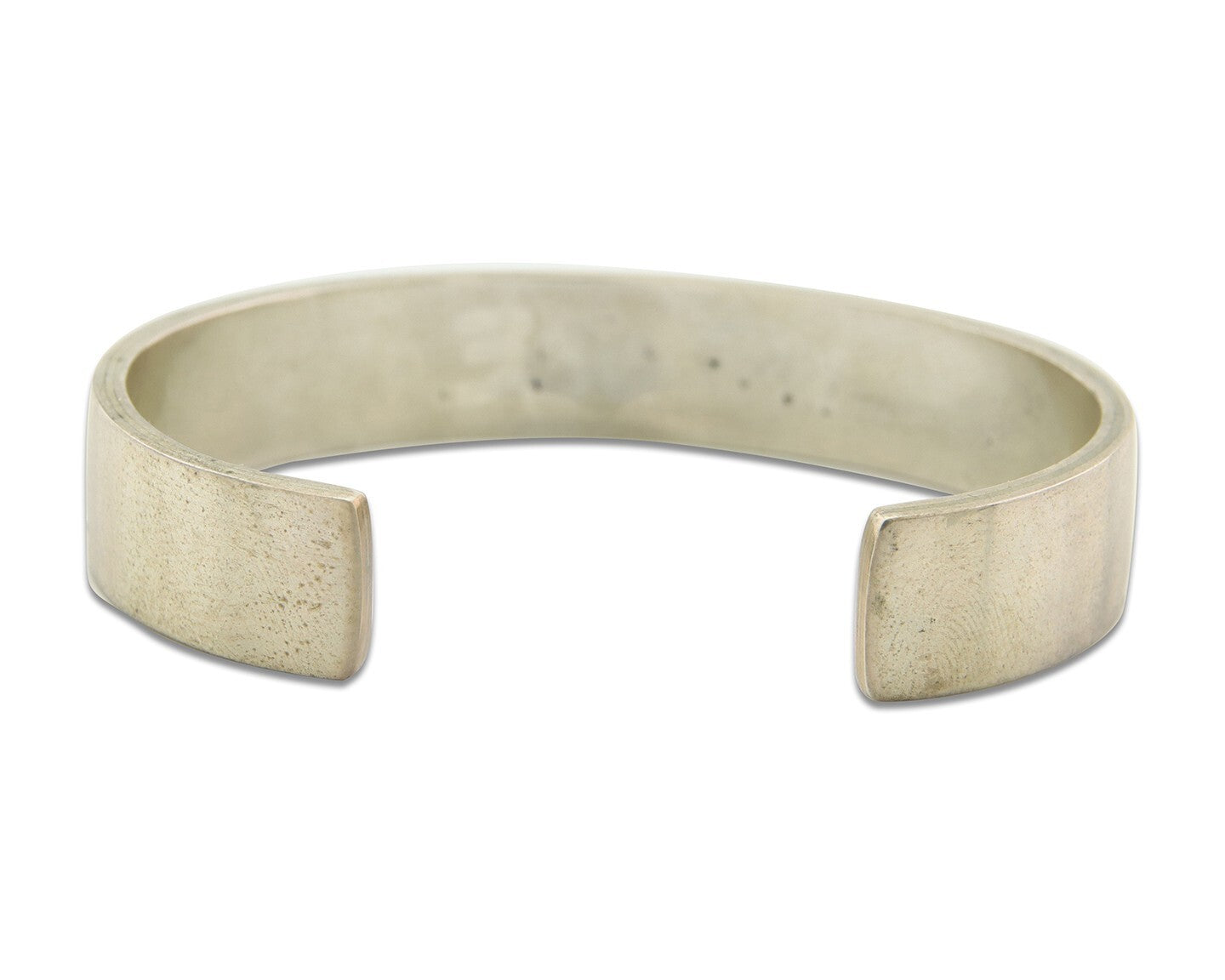 Vintage Hopi Bracelet 925 Silver Signed CUCH & Mountains Authentic Traditional