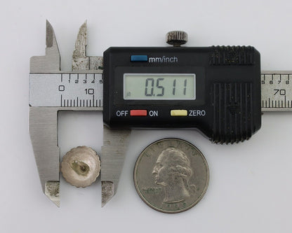 Navajo Small Shield Earrings 925 Silver Native American Artist C.80's