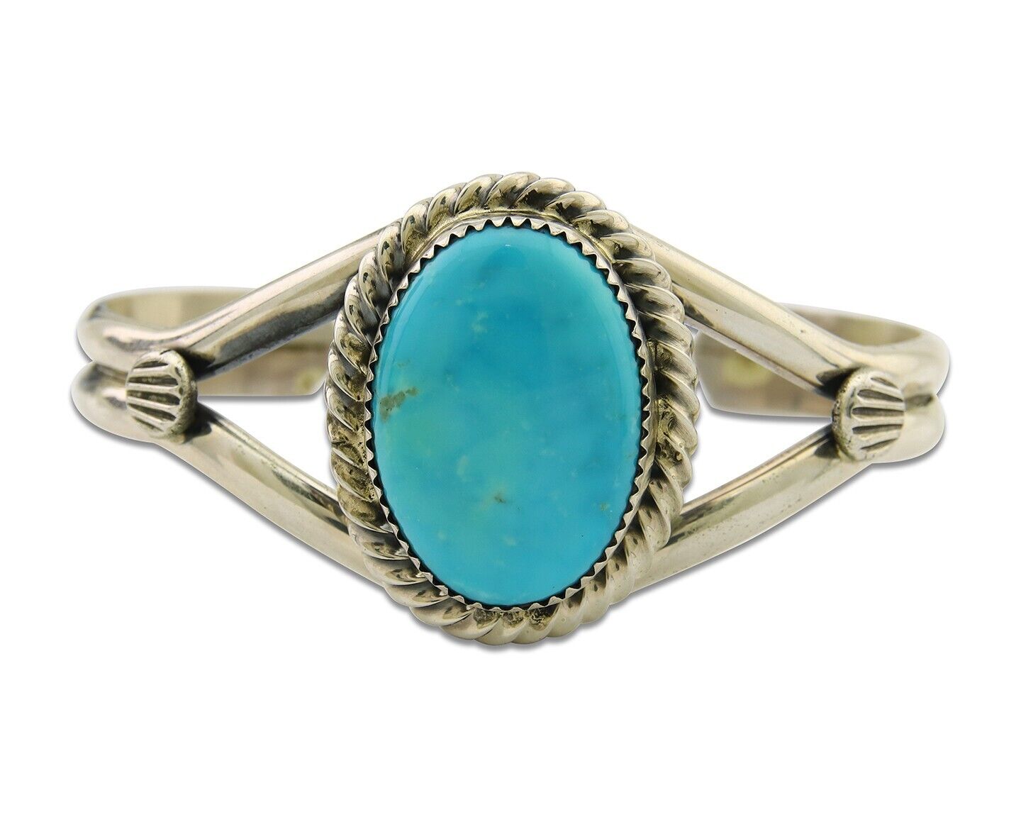 Navajo Bracelet 925 Silver Cuff Turquoise Handmade Artist Signed MM Rogers C80's