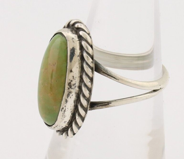 Navajo Handmade Ring 925 Silver Turquoise Native American Artist C.80's