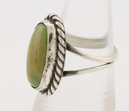 Navajo Handmade Ring 925 Silver Turquoise Native American Artist C.80's