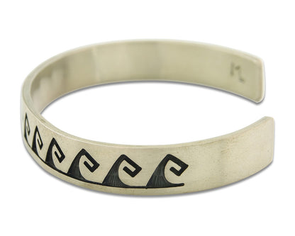 Vintage Hopi Bracelet 925 Silver Signed Effie Tawahongva & ML Authentic