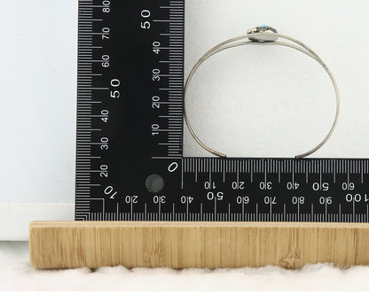 Vintage Navajo Bracelet 925 Silver Blue Turquoise Handmade Signed P