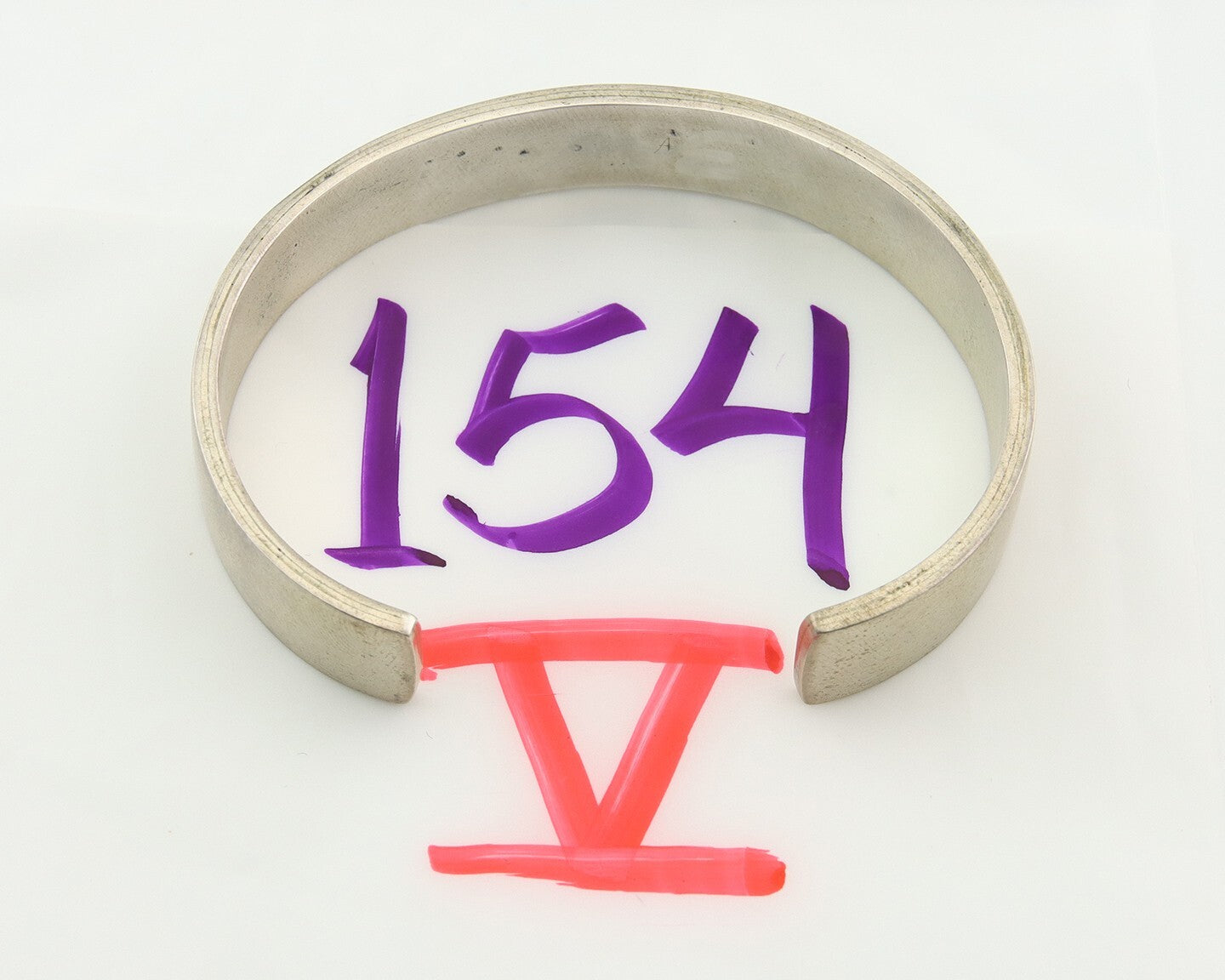 Vintage Hopi Bracelet 925 Silver Signed CUCH & Mountains Authentic Traditional