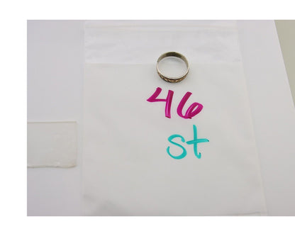 Navajo Handmade Ring 925 Silver & Gold Artist Signed E C.80's