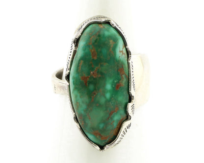 Navajo Ring 925 Silver Royston Turquoise Signed Lee Bennette C.80's