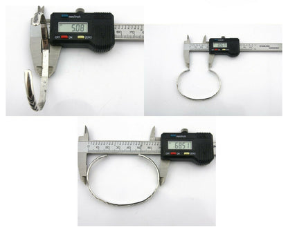 Navajo Bracelet .925 Silver Hand Stamped Arrow Head Artist I Montoya C.80's