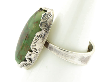 Navajo Ring 925 Silver Royston Turquoise Artist Signed L Benette C.80's