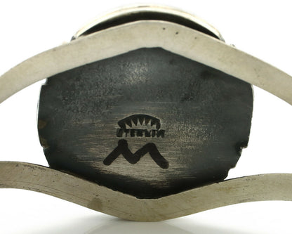 Navajo Bracelet .925 Silver Southwest Turquoise Signed Apache Manufacturing C80s