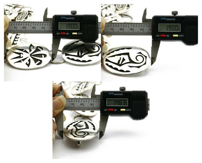 Hopi Concho Belt .925 SOLID Sterling Silver Signed Casey Cuch Overlay C.80's