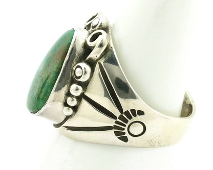 Navajo Ring .925 Silver Handmade Crescent Valley Native Artist C.80's