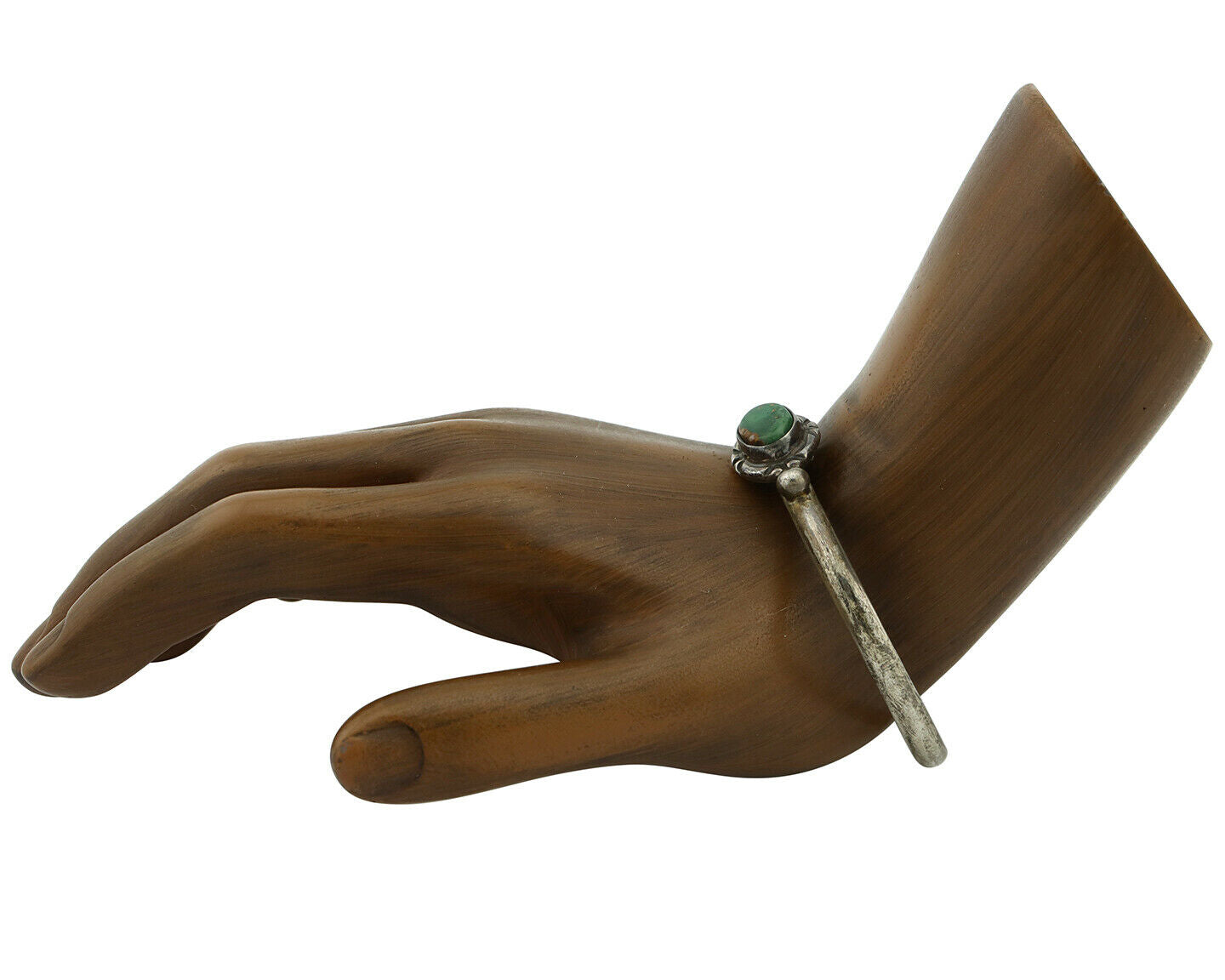 Navajo Bracelet .925 Silver Royston Turquoise Native American Artist C.90's