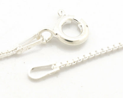 Navajo Necklace .925 Silver Damele Variscite Signed Sun C.1980's