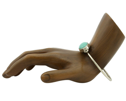 Navajo Bracelet .925 Silver Blue Arizona Turquoise Native American Artist C.90's