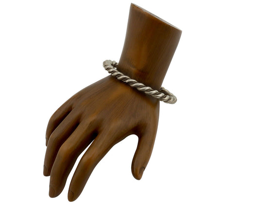 Navajo Handmade Bracelet .925 SOLID Silver Native American Artist Circa 1980's