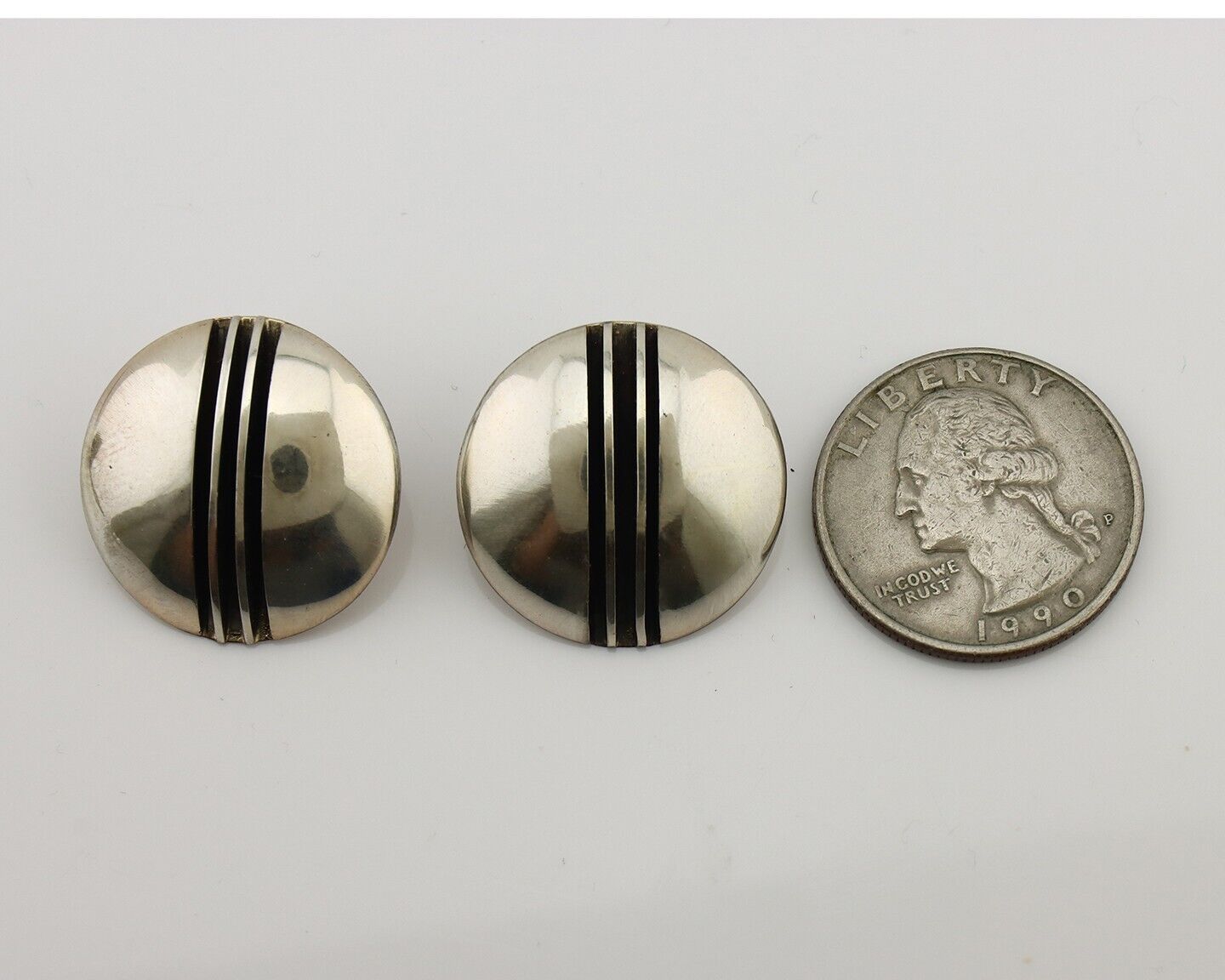 Navajo Earrings 925 Silver Hnadmade Native American Artist Signed Yazzie C.80's