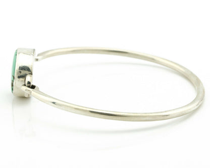 Navajo Bracelet .925 Silver Blue Arizona Turquoise Native American Artist C.90's