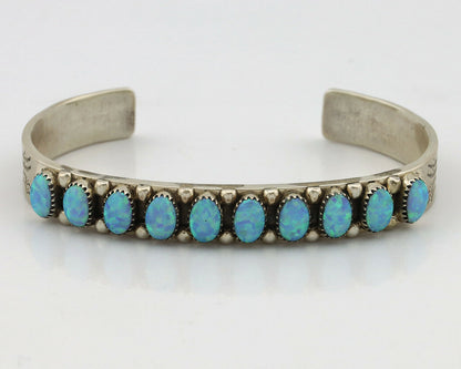 Zuni Bracelet .925 Silver Natural Pink Mussel H. M. Coonsis C.90's