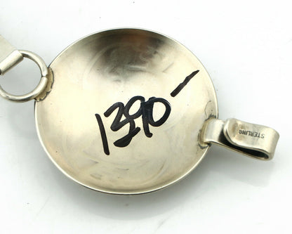 Navajo Concho Belt .925 Silver Pictograph Animal Native American C.80's