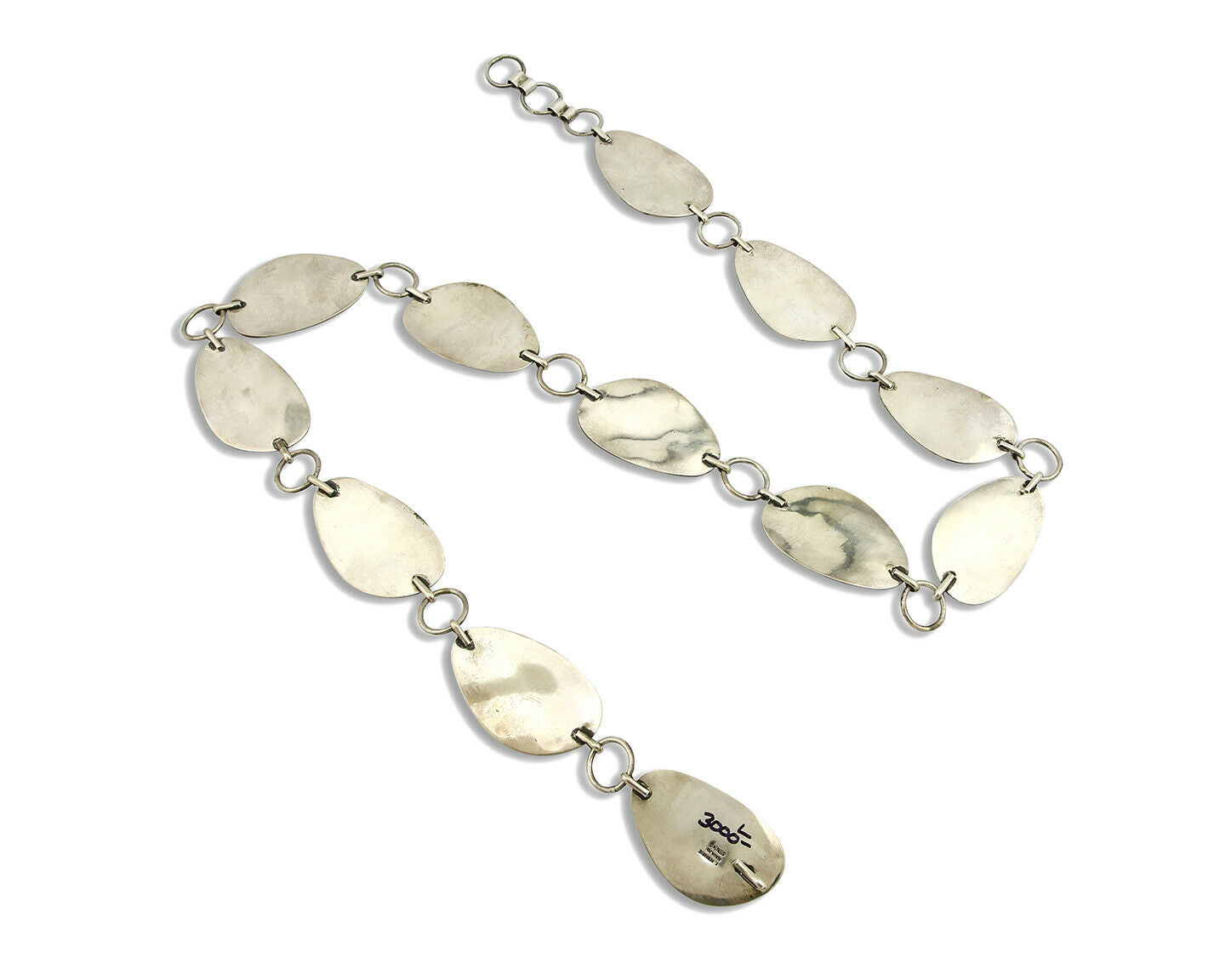 Navajo Bear Paw Concho Belt .925 Silver Red Coral Signed E. Redhorse C.80's