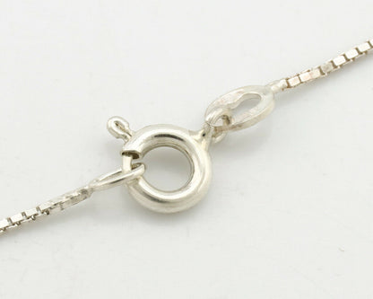 Navajo Necklace .925 Silver Royston Turquoise Artist Signed Sunrise C.80's