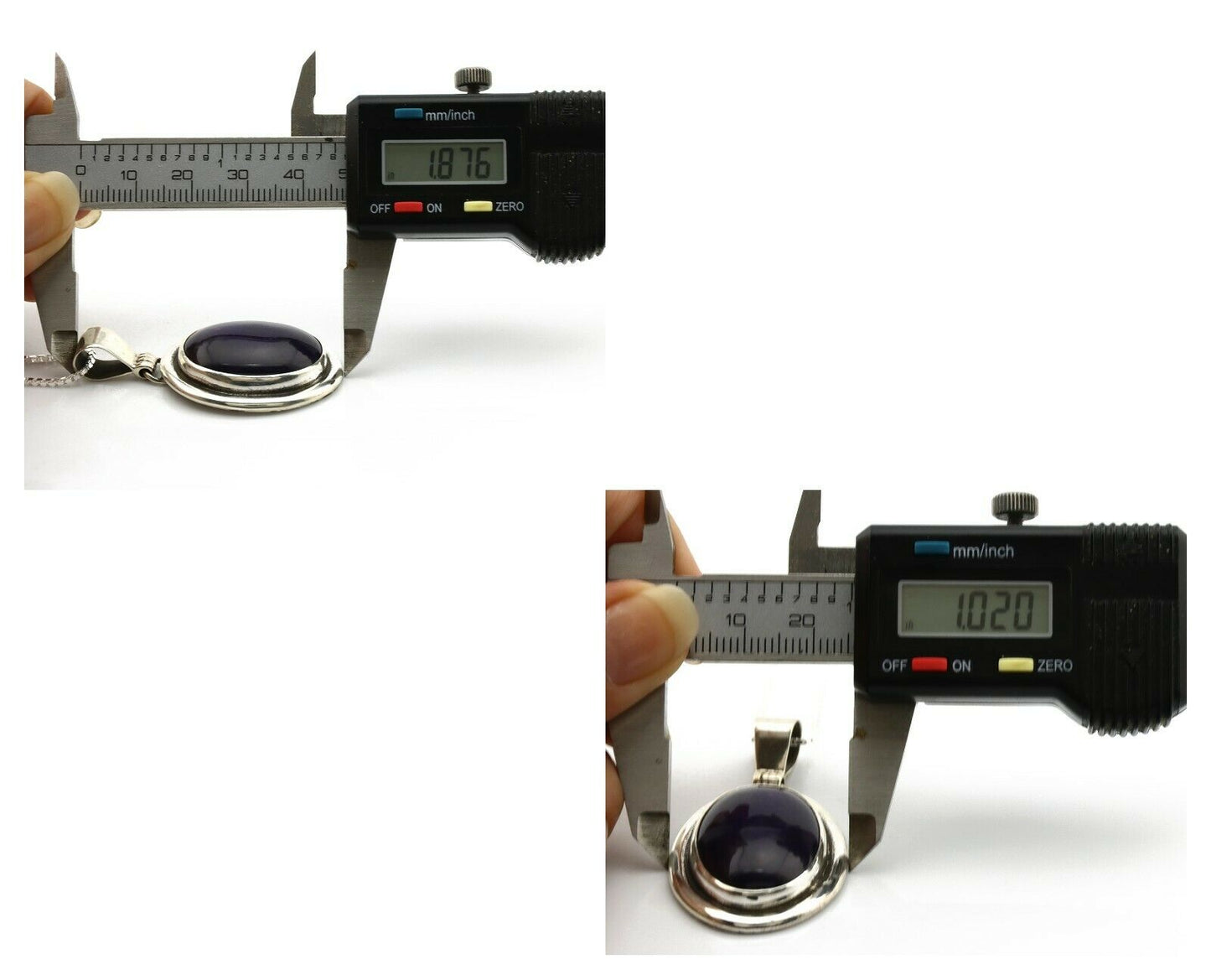 Navajo Necklace .925 Silver Natural Sugilite Apache Manufacturing C.80's