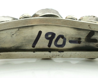 Navajo Bracelet .925 Silver Blue Turquoise Native American Artist C.80's