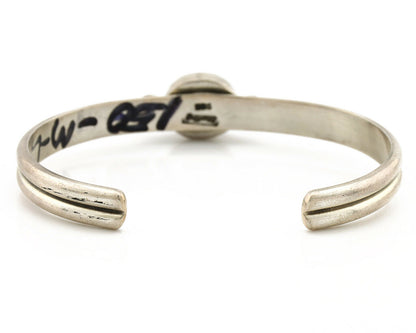 Navajo Bracelet .925 Silver Sleeping Beauty Turquoise Native American C.80's