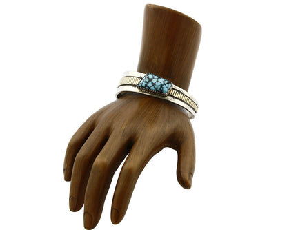 Navajo William Denetdale Bracelet 14k SOLID Gold & .925 Silver C.80's