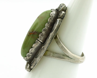 Navajo Ring .925 Silver Royston Turquoise Native American Artist C.1980's