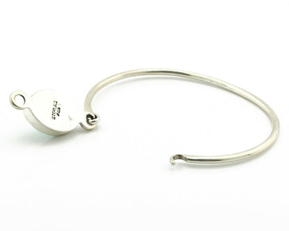 Navajo Bracelet .925 Silver Blue Arizona Turquoise Native American Artist C.90's