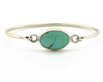 Navajo Bracelet .925 Silver Blue Arizona Turquoise Native American Artist C.90's