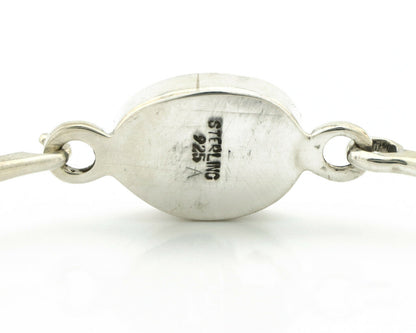 Navajo Bracelet .925 Silver Blue Arizona Turquoise Native American Artist C.90's