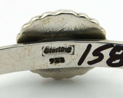 Navajo Bracelet .925 Silver Sleeping Beauty Turquoise Native American C.90's