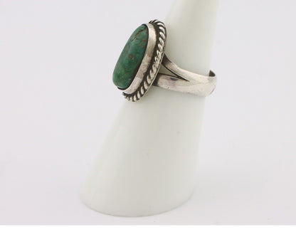 Navajo Handmade Ring 925 Silver Southwest Turquoise Native Artist C.80's