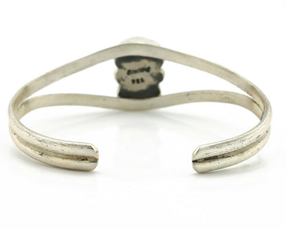 Navajo Bracelet .925 Silver Coral & Turquoise Native American Artist C.90's