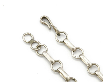 Women's Navajo Necklace .925 Silver Mediterranean Coral Pendant Signed J