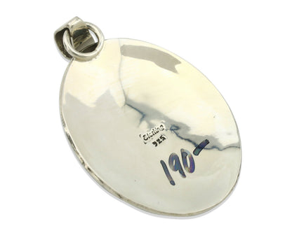 Navajo Necklace .925 Silver Kingman Turquoise Native American C.80's