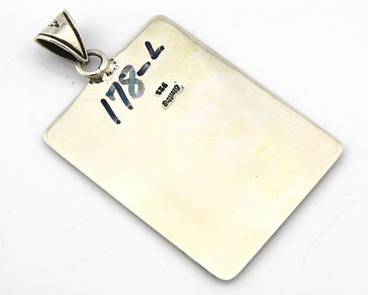 Navajo Pendant .925 Silver Artist Native American C.80's