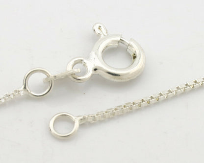 Navajo Necklace .925 Silver Morenci Turquoise Signed Anna Begay C.1980's