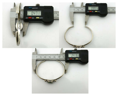 Navajo Bracelet .925 Silver Royston Turquoise Native American Artist C.90's