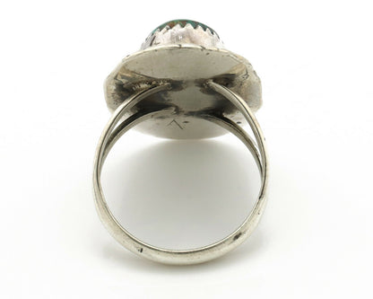 Navajo Ring .925 Silver Turquoise Mountain Native American C.80's